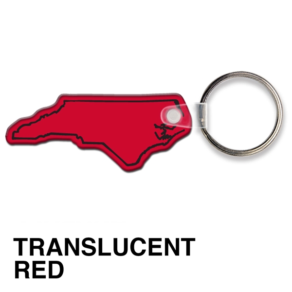 Key tag - North Carolina - spot color. Flexible; 17 colors;... from ASI 80210 Quikey Mfg Co Inc / Quikey Line