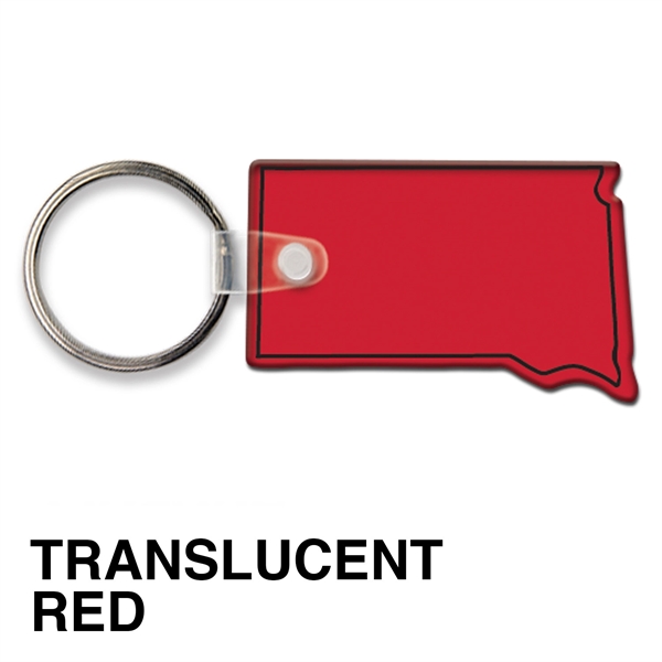 Key tag - South Dakota - Spot Color. Flexible; 17 colors;... from ASI 80210 Quikey Mfg Co Inc / Quikey Line