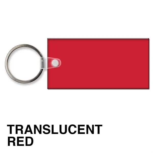 Key tag - rectangle - spot color. Flexible; 17 product colors;... from ASI 80210 Quikey Mfg Co Inc / Quikey Line