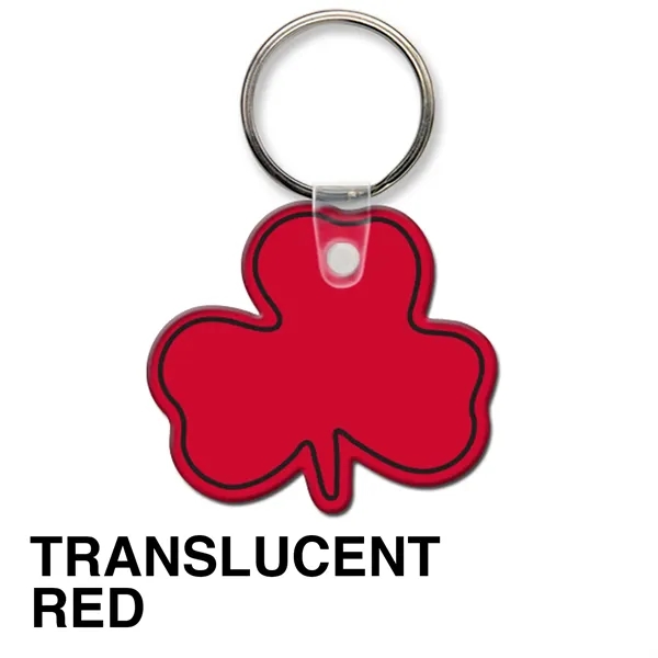 Key tag - shamrock - spot color. Flexible; 17 product colors;... from ASI 80210 Quikey Mfg Co Inc / Quikey Line