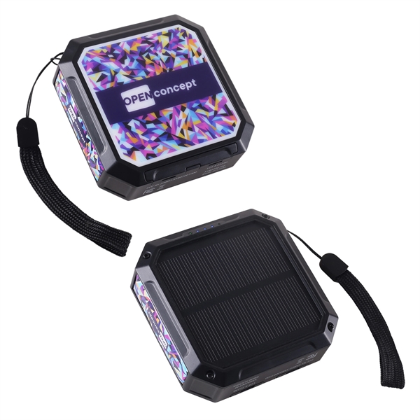 With this solar power bank (and built-in flashlight), you can wirelessly... from ASI 61966 HPG / HandStands HPG Gold
