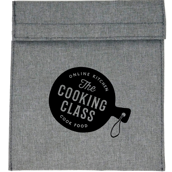 An eco-friendly RPET snack-size reusable storage bag. PEVA liner inside the... from ASI 61966 HPG / Beacon Promotions