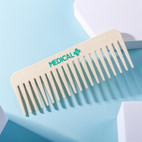 Beige wheat straw wide toothed comb... from ASI 61966 HPG / Mixie