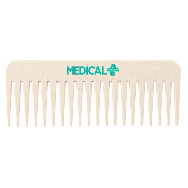 Beige wheat straw wide toothed comb... from ASI 61966 HPG / Mixie