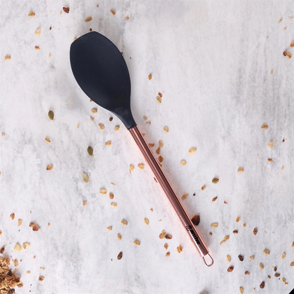 A stainless steel spoon with a copper finish for cooking. The... from ASI 61966 HPG / Beacon Promotions