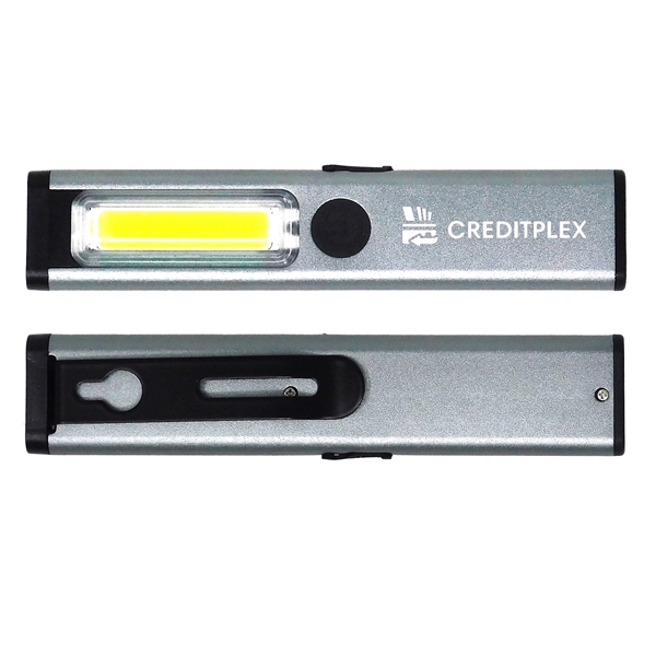 Rechargeable COB light with three modes & multiple ways for hands-free... from ASI 61966 HPG / Beacon Promotions