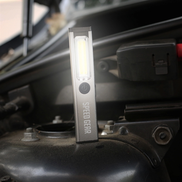 Rechargeable COB light with three modes & multiple ways for hands-free... from ASI 61966 HPG / Beacon Promotions