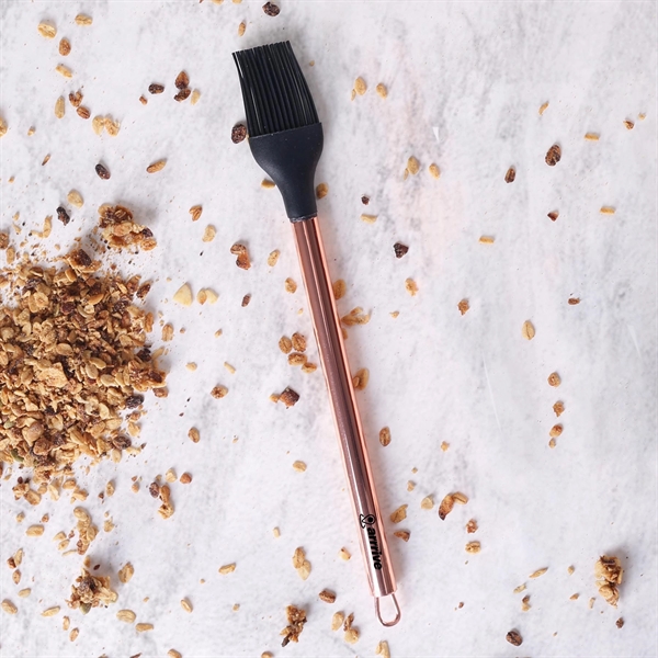 Stainless steel basting brush with long brush handle, wide head, &... from ASI 61966 HPG / Beacon Promotions