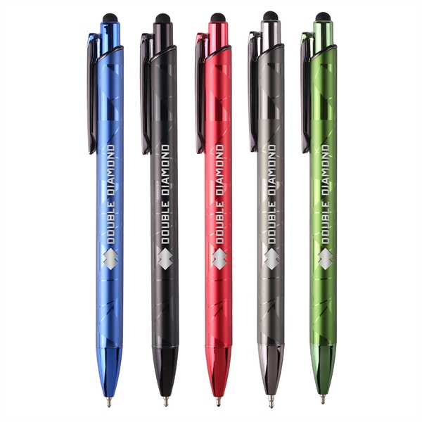 The Gemini Gem pen with stylus is an executive ballpoint metal... from ASI 61966 HPG / Hub Pen
