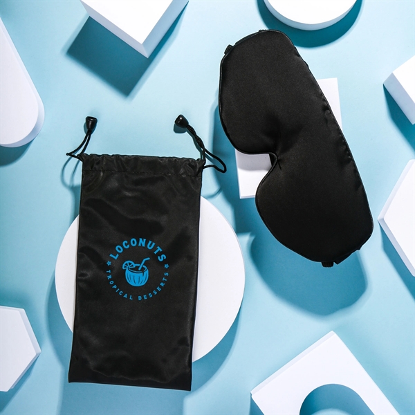 Weighted sleep mask in a drawstring bag. Comes with lavender flowers... from ASI 61966 HPG / Mixie