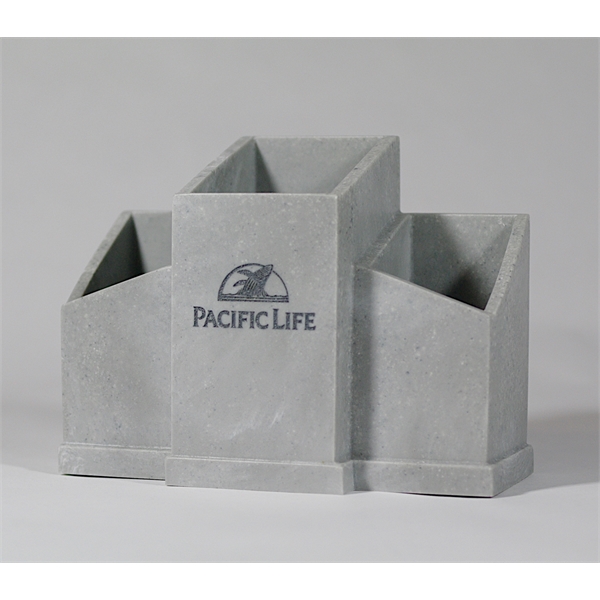 Three hole desk caddy, 5.75" L x 2.75" W x 4.375"... from ASI 89860 StoneyCreek / StoneyCreek®