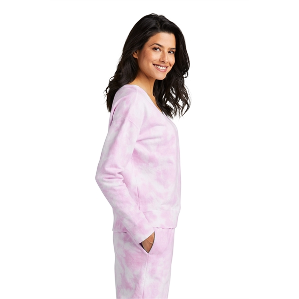 Port & Company Ladies Beach Wash Cloud Tie-Dye V-Neck Swe...... from ASI 84863 SanMar