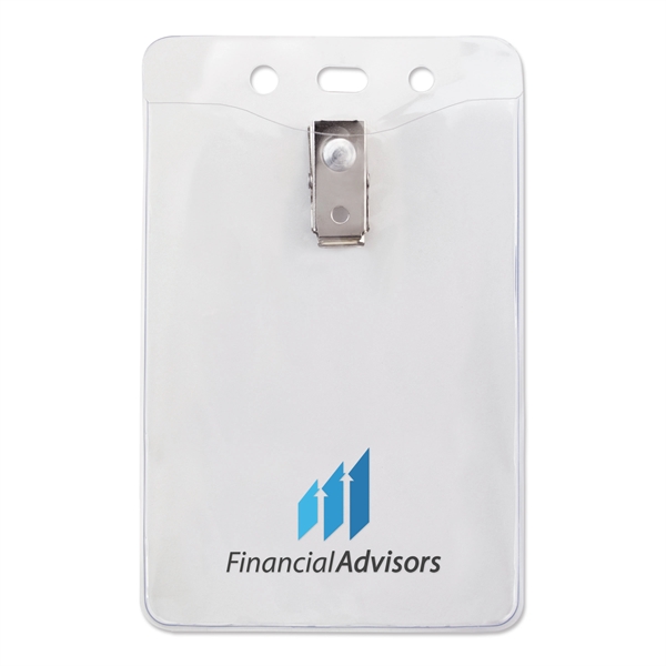 Versatile badge holders feature a 2-hole clip for easy attachment to... from ASI 79898 Promovision / PROMOVISION