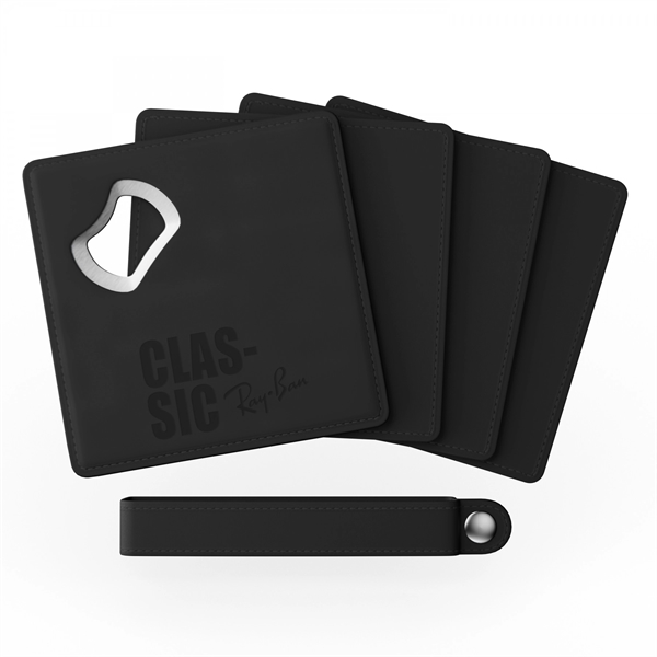 This set of functional and sleek coasters is bound to get... from ASI 88660 Spector & Co.