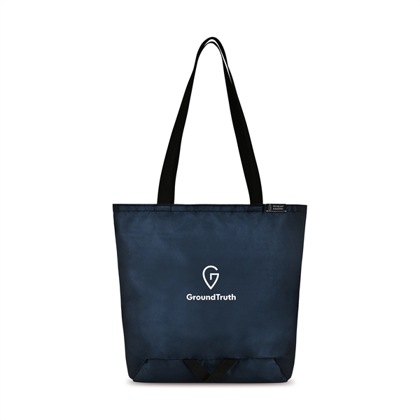 A modern and sustainable update to a packable shopper using recycled... from ASI 56070 Gemline / Gemline®