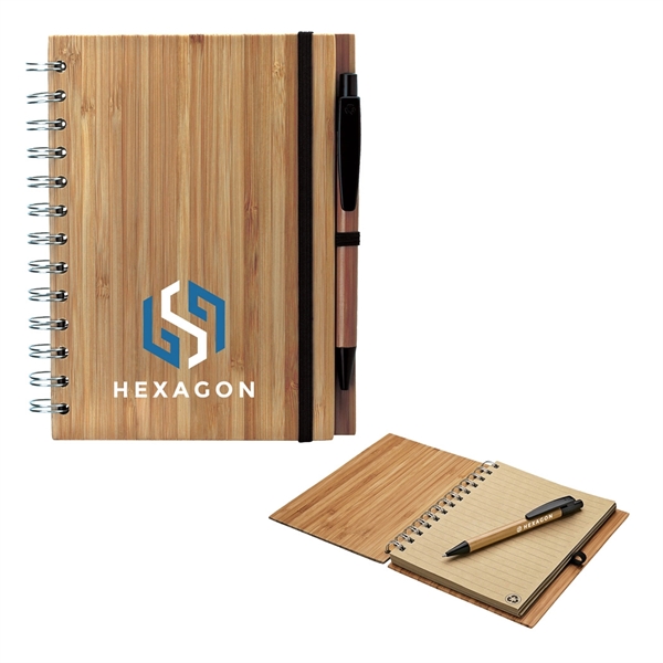 Bamboo Notebook & Pen... from ASI 31517 Admart Products / Admart Line