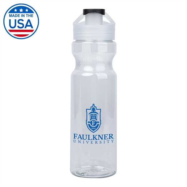 Monaco 28 oz. Clear Handle Water Bottle... from ASI 31517 Admart Products