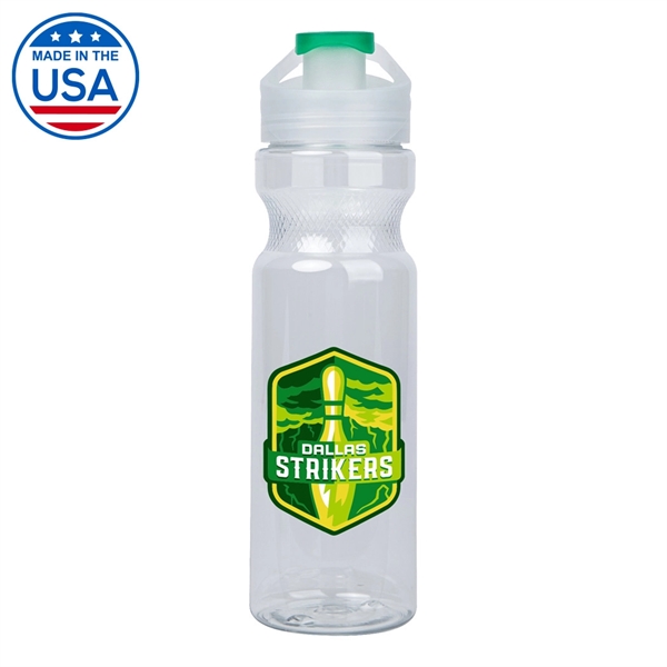 Monaco 28 oz. Clear Handle Water Bottle... from ASI 31517 Admart Products