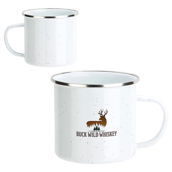 16 oz Enamel-Lined Iron Coffee Mug... from ASI 36730 Ariel Premium Supply Inc