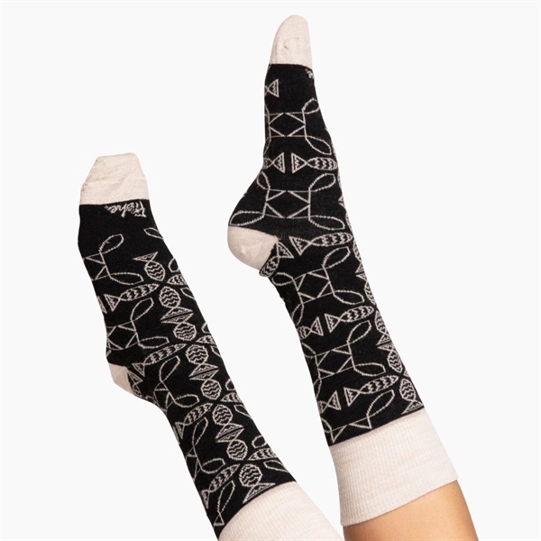 7 day turnaround. Made in USA. Fully knit/woven designs. Custom packaging... from ASI 88072 Sock Club Enterprises LLC