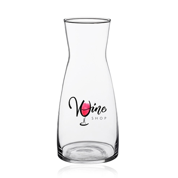 32 oz. clear glass decanter Torino with classic flared shape and... from ASI 39552 BEL Promo