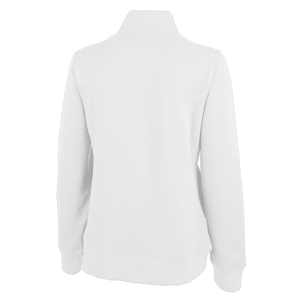 Our versatile & mid-weight Women's Crosswind Quarter Zip Sweatshirt made from... from ASI 44620 Charles River Apparel