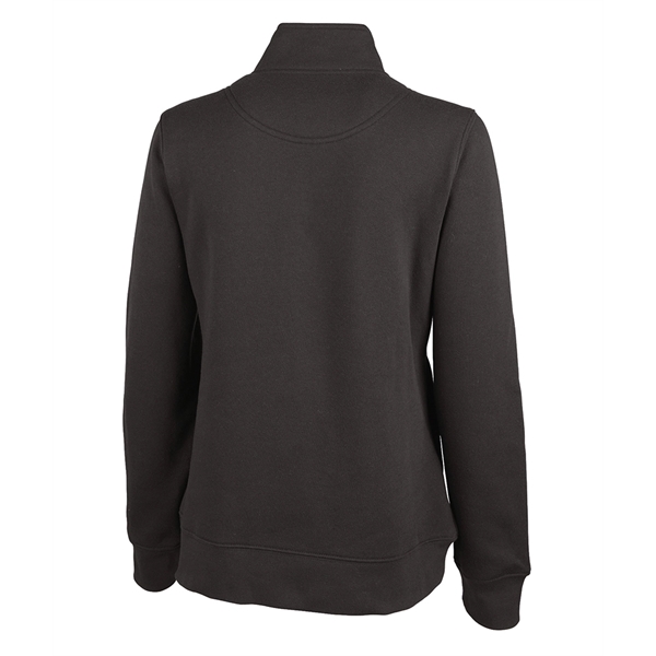 Our versatile & mid-weight Women's Crosswind Quarter Zip Sweatshirt made from... from ASI 44620 Charles River Apparel
