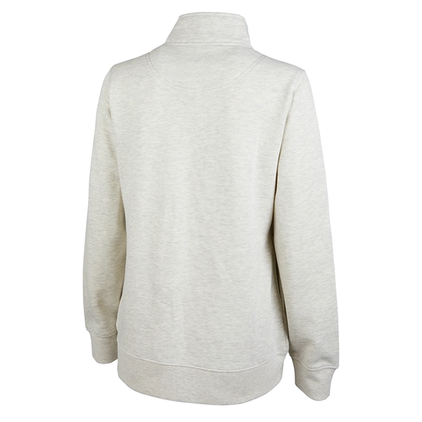 Our versatile & mid-weight Women's Crosswind Quarter Zip Sweatshirt made from... from ASI 44620 Charles River Apparel