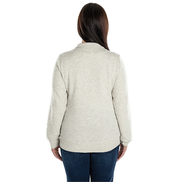 Our versatile & mid-weight Women's Crosswind Quarter Zip Sweatshirt made from... from ASI 44620 Charles River Apparel