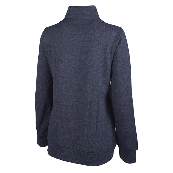 Our versatile & mid-weight Women's Crosswind Quarter Zip Sweatshirt made from... from ASI 44620 Charles River Apparel