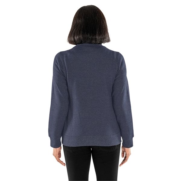 Our versatile & mid-weight Women's Crosswind Quarter Zip Sweatshirt made from... from ASI 44620 Charles River Apparel