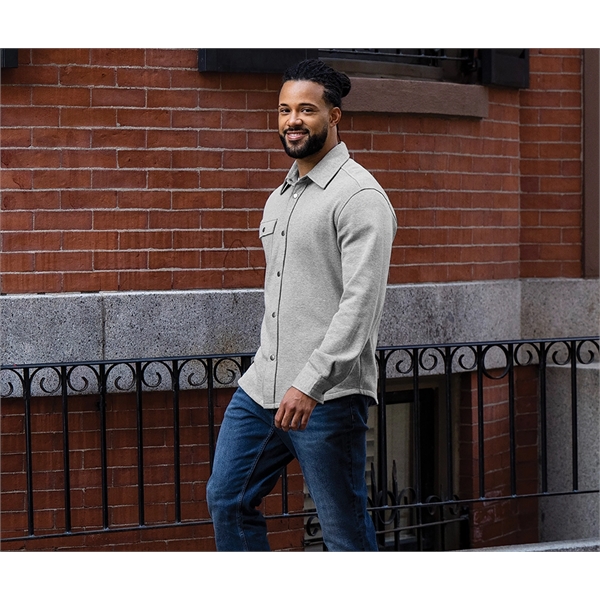 Shop our stylish and mid-weight Unisex Hyannis Snap Shacket for men... from ASI 44620 Charles River Apparel