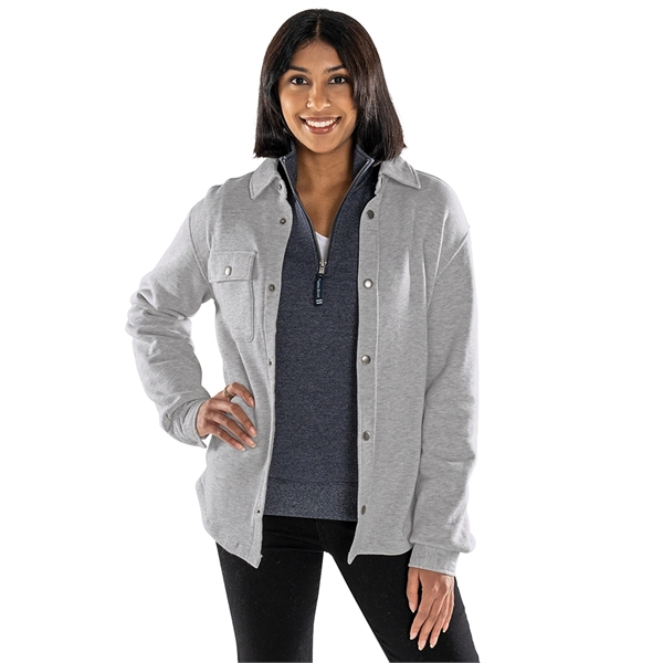 Shop our stylish and mid-weight Unisex Hyannis Snap Shacket for men... from ASI 44620 Charles River Apparel