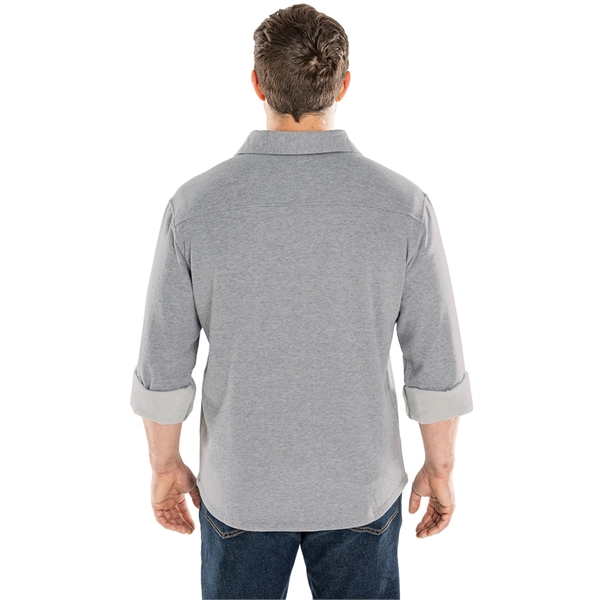 Shop our stylish and mid-weight Unisex Hyannis Snap Shacket for men... from ASI 44620 Charles River Apparel