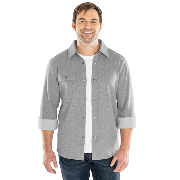 Shop our stylish and mid-weight Unisex Hyannis Snap Shacket for men... from ASI 44620 Charles River Apparel