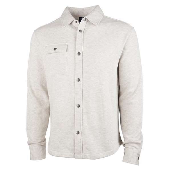 Shop our stylish and mid-weight Unisex Hyannis Snap Shacket for men... from ASI 44620 Charles River Apparel