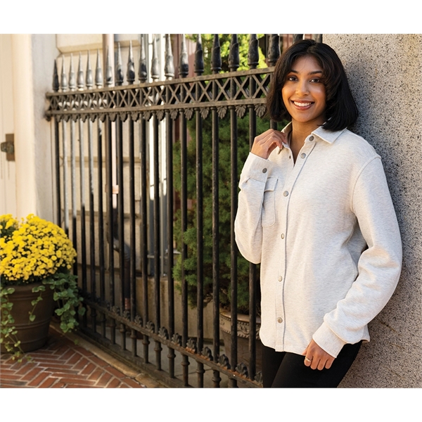 Shop our stylish and mid-weight Unisex Hyannis Snap Shacket for men... from ASI 44620 Charles River Apparel