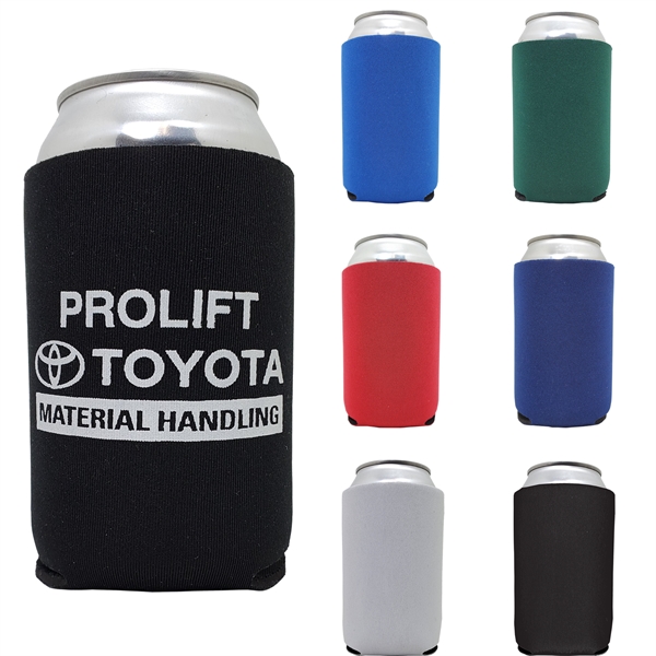 Neoprene Collapsible Pocket Can Holder with 3 sided Imprint.... from ASI 93520 Ventura Inc