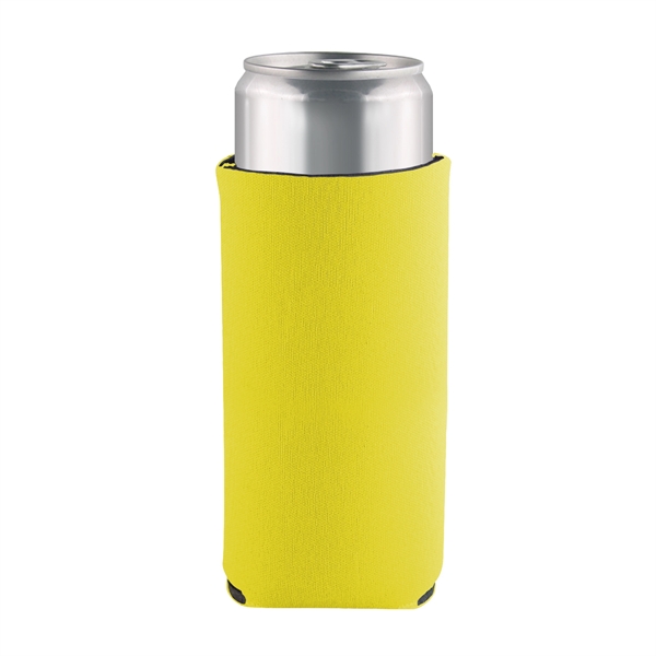 Slim Pocket Foam Collapsible Can Holder with 3 sided Imprint.... from ASI 93520 Ventura Inc