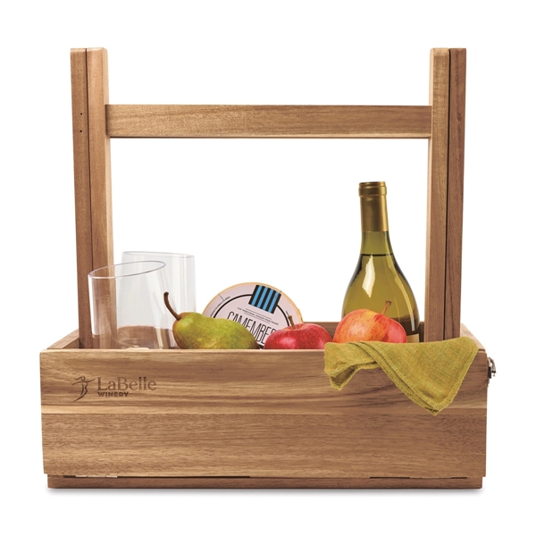 A clever two-in-one custom picnic table and tote basket all in... from ASI 56070 Gemline / Gemline®