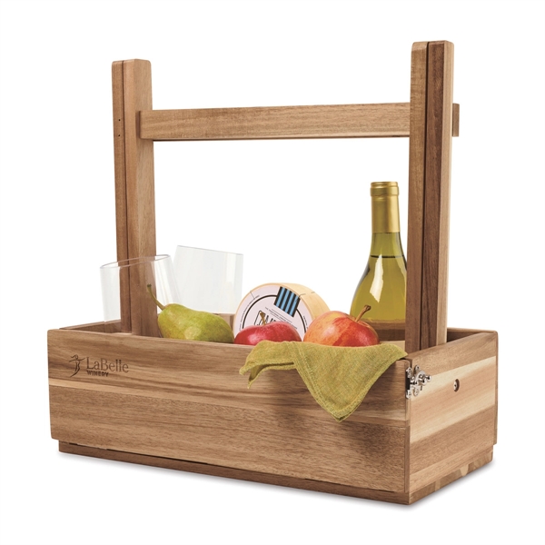 A clever two-in-one custom picnic table and tote basket all in... from ASI 56070 Gemline / Gemline®