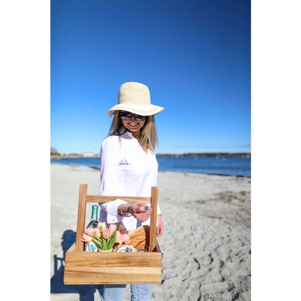 A clever two-in-one custom picnic table and tote basket all in... from ASI 56070 Gemline / Gemline®