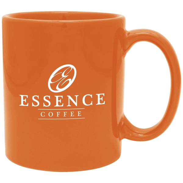 11 oz. ceramic mug with customization.... from ASI 71920 Moderne Glass Company Inc / Glass America®