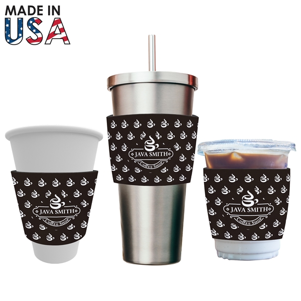 The sleeve easily slides over most 16oz tumblers, cardboard, or plastic... from ASI 91411 Toddy Gear