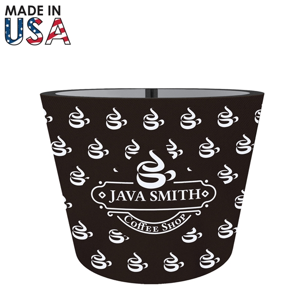 The sleeve easily slides over most 16oz tumblers, cardboard, or plastic... from ASI 91411 Toddy Gear