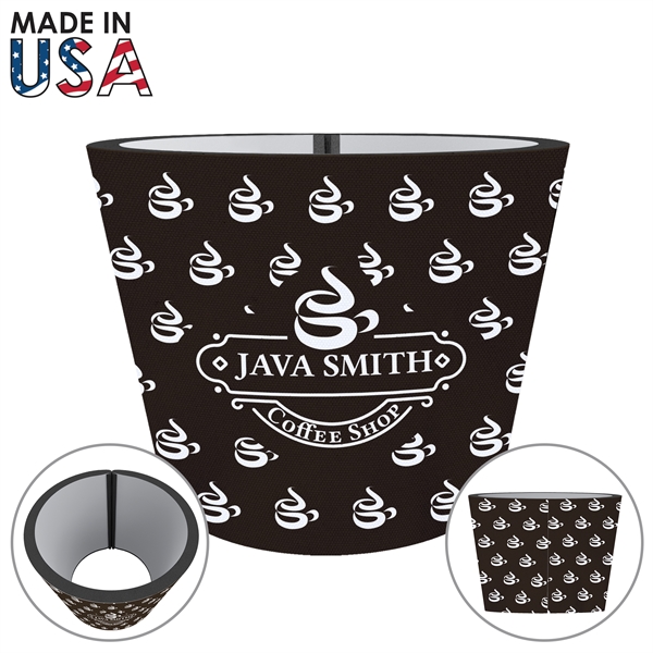 The sleeve easily slides over most 16oz tumblers, cardboard, or plastic... from ASI 91411 Toddy Gear