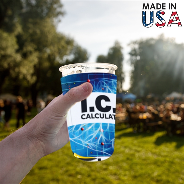 The can sleeve is made out of our specialized Featherlite™ Material... from ASI 91411 Toddy Gear