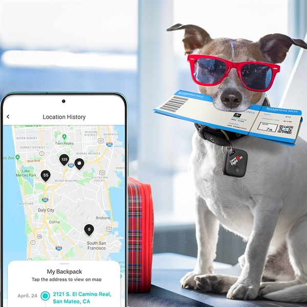 This is a smart tag that works with ISO "Find My",... from ASI 90154 Sunjoy Group Inc