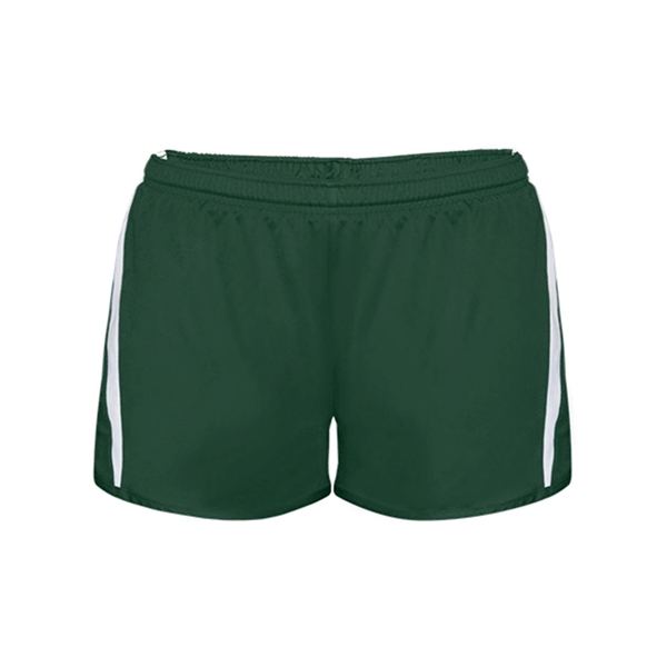 Ladies short with moisture management fabric and contrast side inserts.... from ASI 84358 S&S Activewear