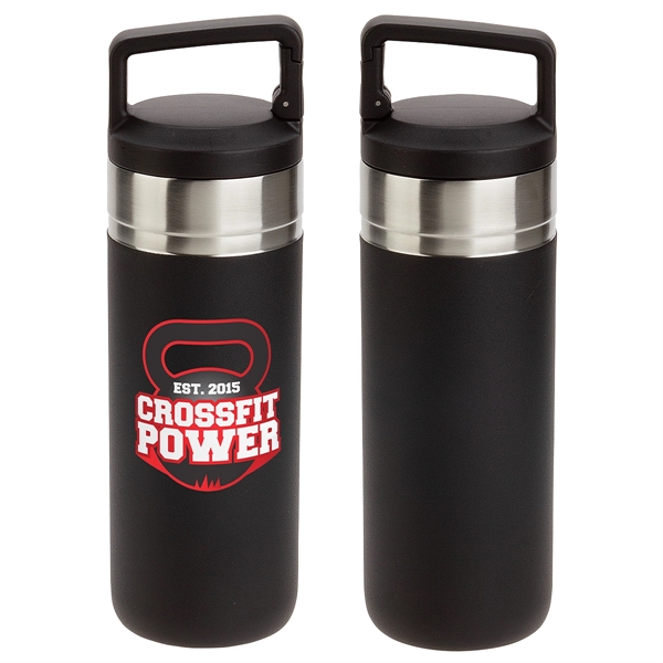 20 oz Vacuum Insulated Bottle with Carabiner Lid... from ASI 36730 Ariel Premium Supply Inc